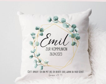 Communion pillow personalized with name and date, communion gift idea, communion pillow with name, communion gift