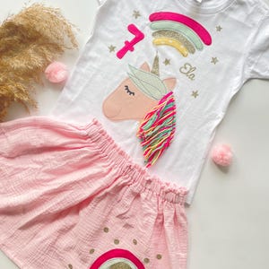 Geburtstagsshirt Kinder, Geburtstagsshirt, Shirt mit Zahl, Shirt Mädchen, Shirt Geburtstag, Shirt Einhorn, Kindershirt, Shirt mit Name 画像 9