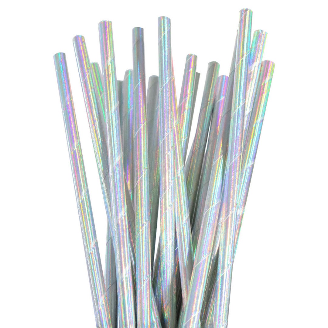 20pcs/set Pink Unicorn Style Paper Straw, Disposable Straw