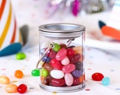 10 x Mini candy bucket, paint can, party favours, candy buffet, bomboniere, lolly box, wedding favors, lolly bags, kids parties, clear pail