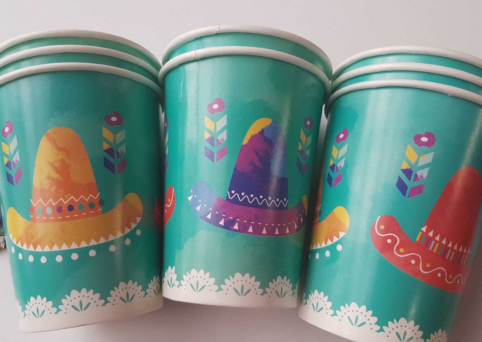 Fiesta Cups Mexican Themed Birthday Mexico Bachelorette