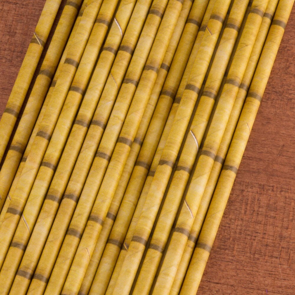 25 X Bamboo Straws Tropical Theme Drinking Straws Tiki Bar Etsy Australia