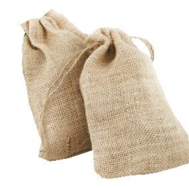 5x Hessian Bags Drawstring Bags Rustic Wedding Small Jute Etsy Australia