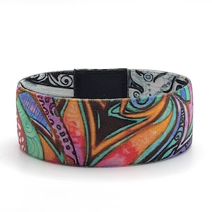 Colorful  or Not, Elastic Wristband, Elastic Bracelet, Soft Wrist band, Reversable bracelet