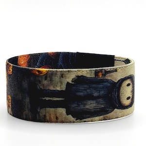 Customizable Elastic Wristband, Halloween,Reversible personalized Stretchy Bracelet