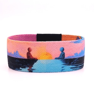 Within Yourself ,Reversible Elastic Wristband | Unique Art Piece for Your Wrist | Perfect Gift for Any Occasion. Motivational Bracelet