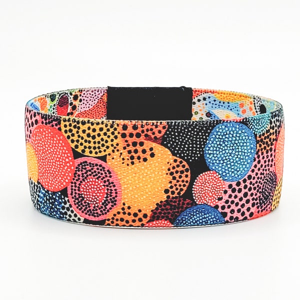 Customizable Elastic Wristband, Reversible personalized Stretchy Bracelet