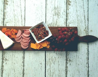 36 Inch WALNUT Large Wooden Serving Platter- Cheese Board with optional engraving