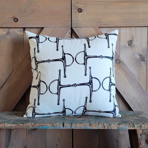 Equestrian Pillow Cover fits 18 x 18 pillow- Choose style, Forms Available