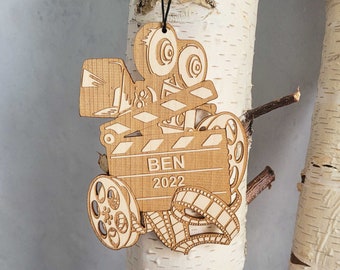 Personalized Film Movie TV Wooden Christmas Ornament