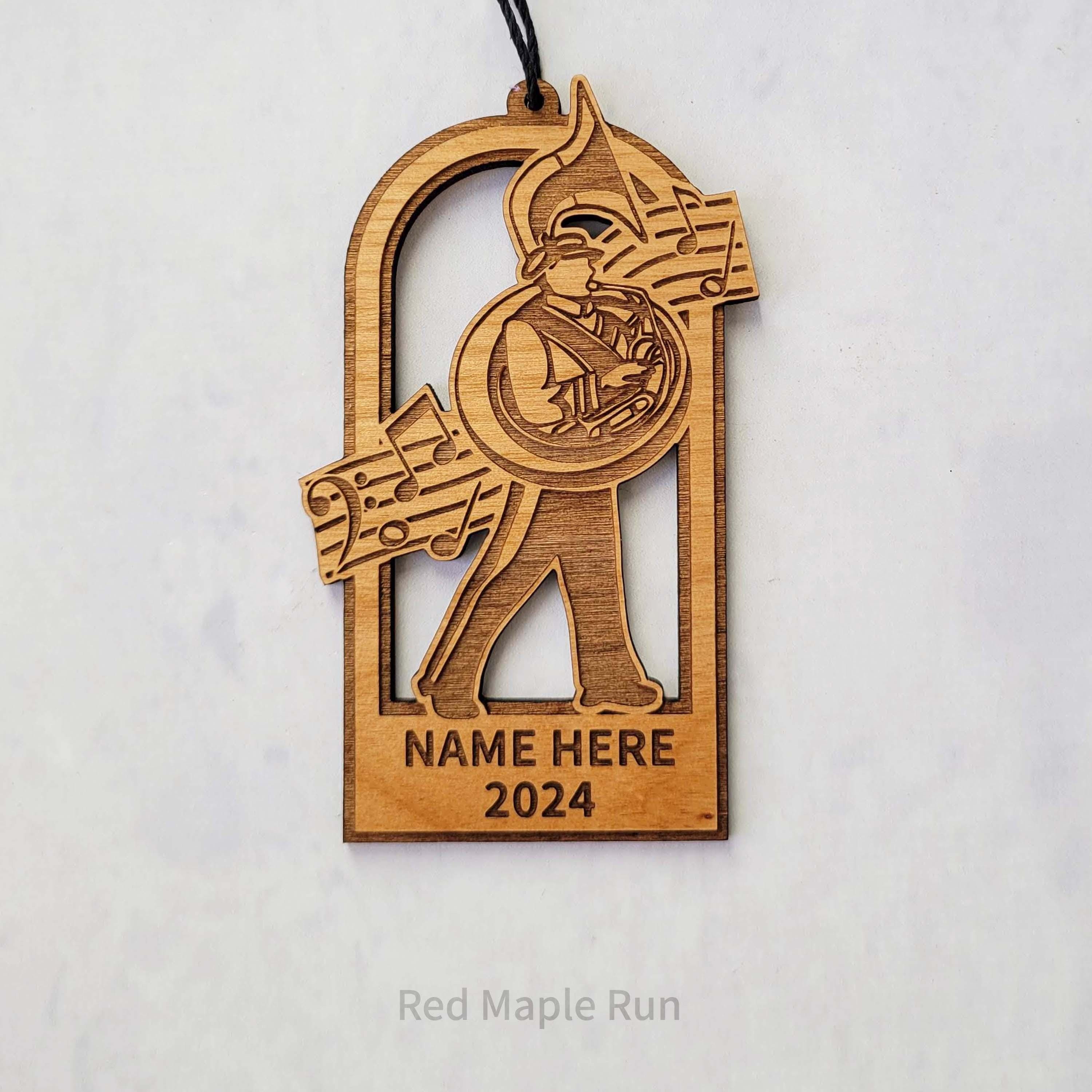 PERSONALIZED TUBA SOUSAPHONE Marching Band Ornament- Tuba Sousaphone Gift- Custom Tuba Sousaphone Ornament
