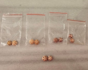 10 pcs red sea urchins (less than 2 cm), Summer collection.