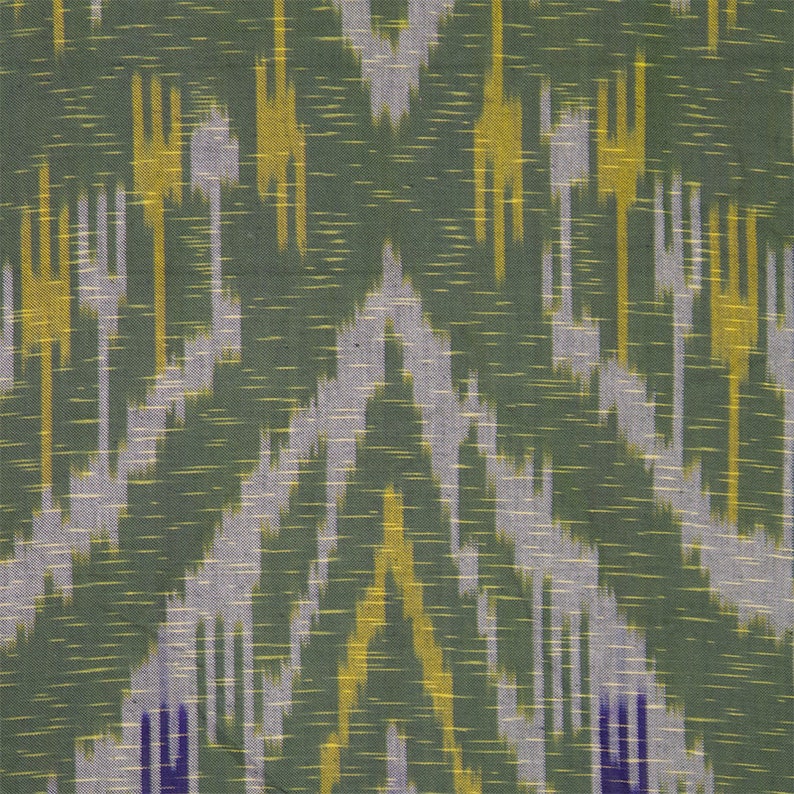 Exclusive 100/% cotton ikat fabric from Uzbekistan 8050