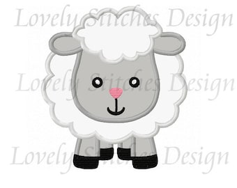 Sheep Applique Machine Embroidery Design NO:2563