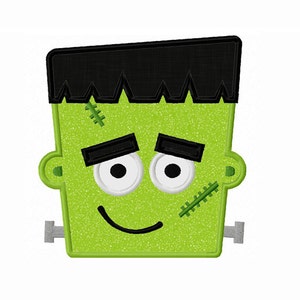 Halloween Frankie Applique Machine Embroidery Design NO:0089