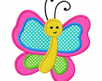 Papillon Applique Machine Embroidery ne Design : 0137