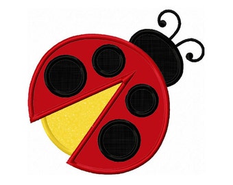 ladybug Applique Machine Embroidery Design NO:0138