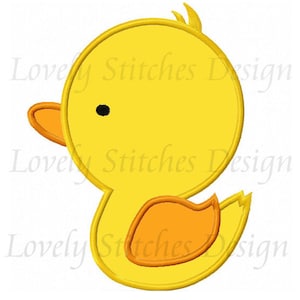 Duck Applique,Duck Embroidery,Machine Embroidery Design NO:0328