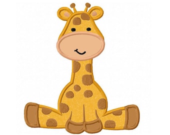 Giraffe baby Applique Machine Embroidery Design NO:0162
