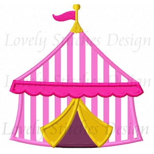 photo Circus Carpa De Circo Rosa Png circo carpa apliques bordado de maquina