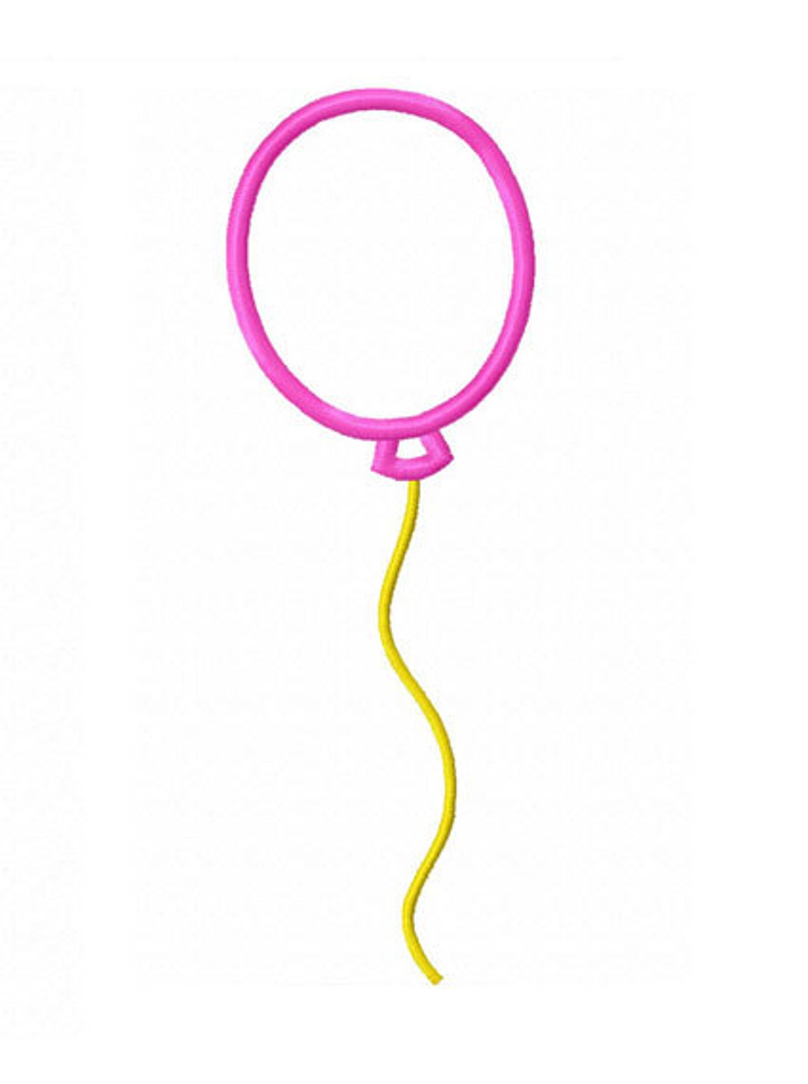 Balloon Applique Machine Embroidery Design NO0167 Etsy