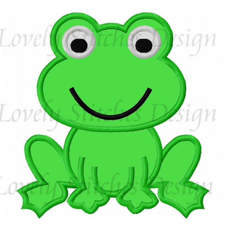 Frog Embroidery Designs - Etsy
