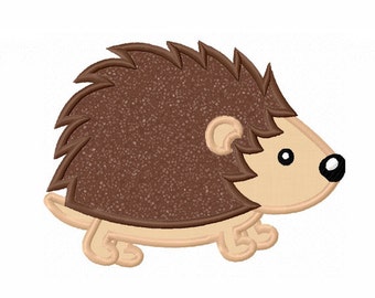 Porcupine Hedgehog Applique Machine Embroidery Design NO:0050