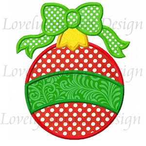 Christmas Ornament  Applique Machine Embroidery Design NO:0275