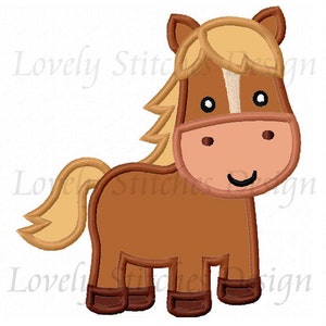 Horse Embroidery Applique Machine Design NO:0283