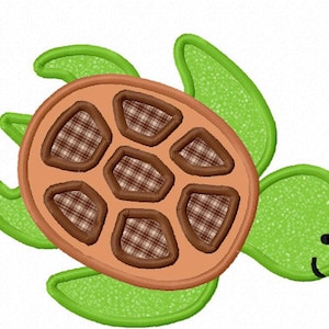 sea turtle Applique Machine Embroidery Design NO:0032