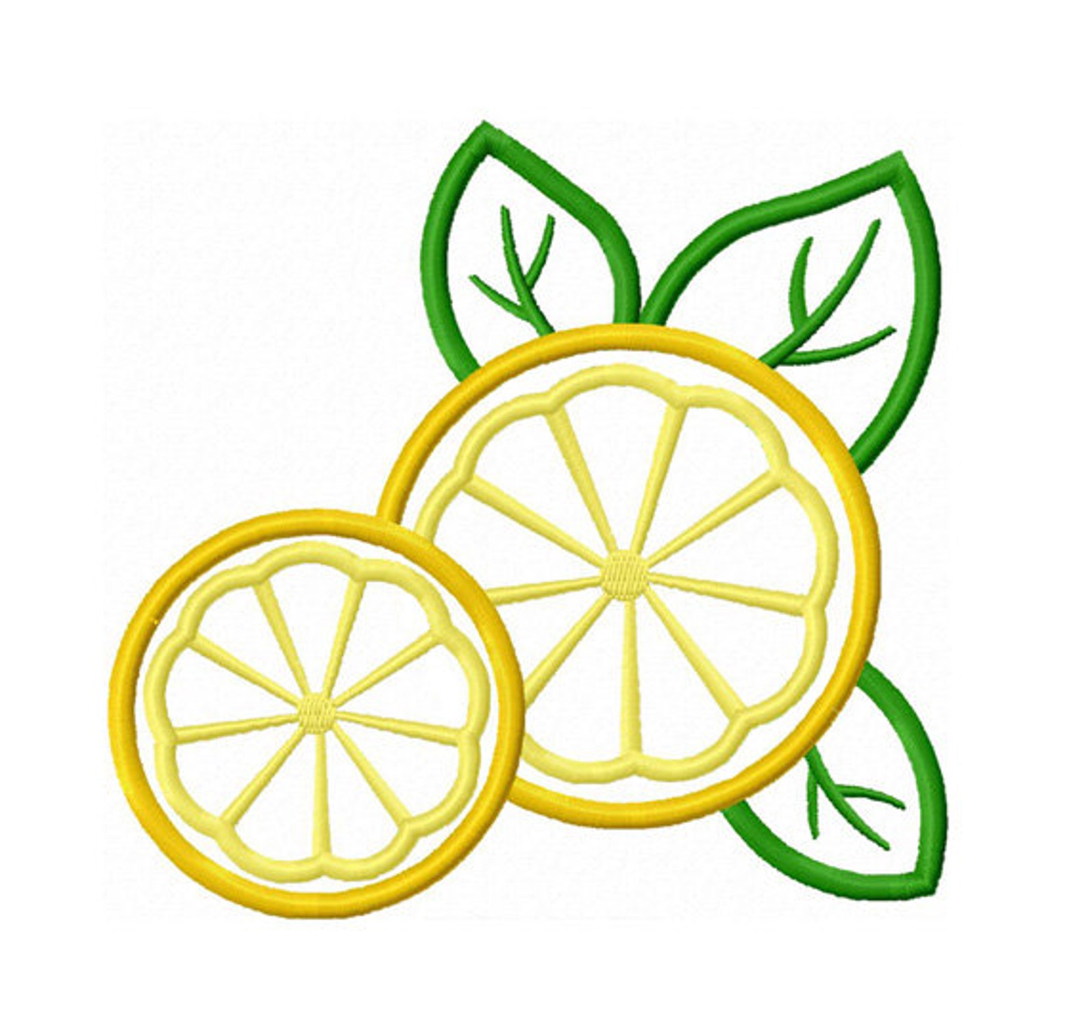 Lemon applique machine embroidery design no0180  etsy Lemon applique machine embroidery design no0180  etsy