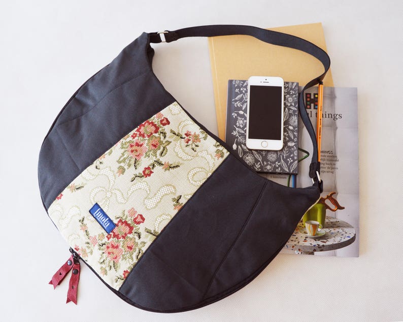 Brocade Purse Simple Expandable Large Purse Handbag Shoulder - Etsy
