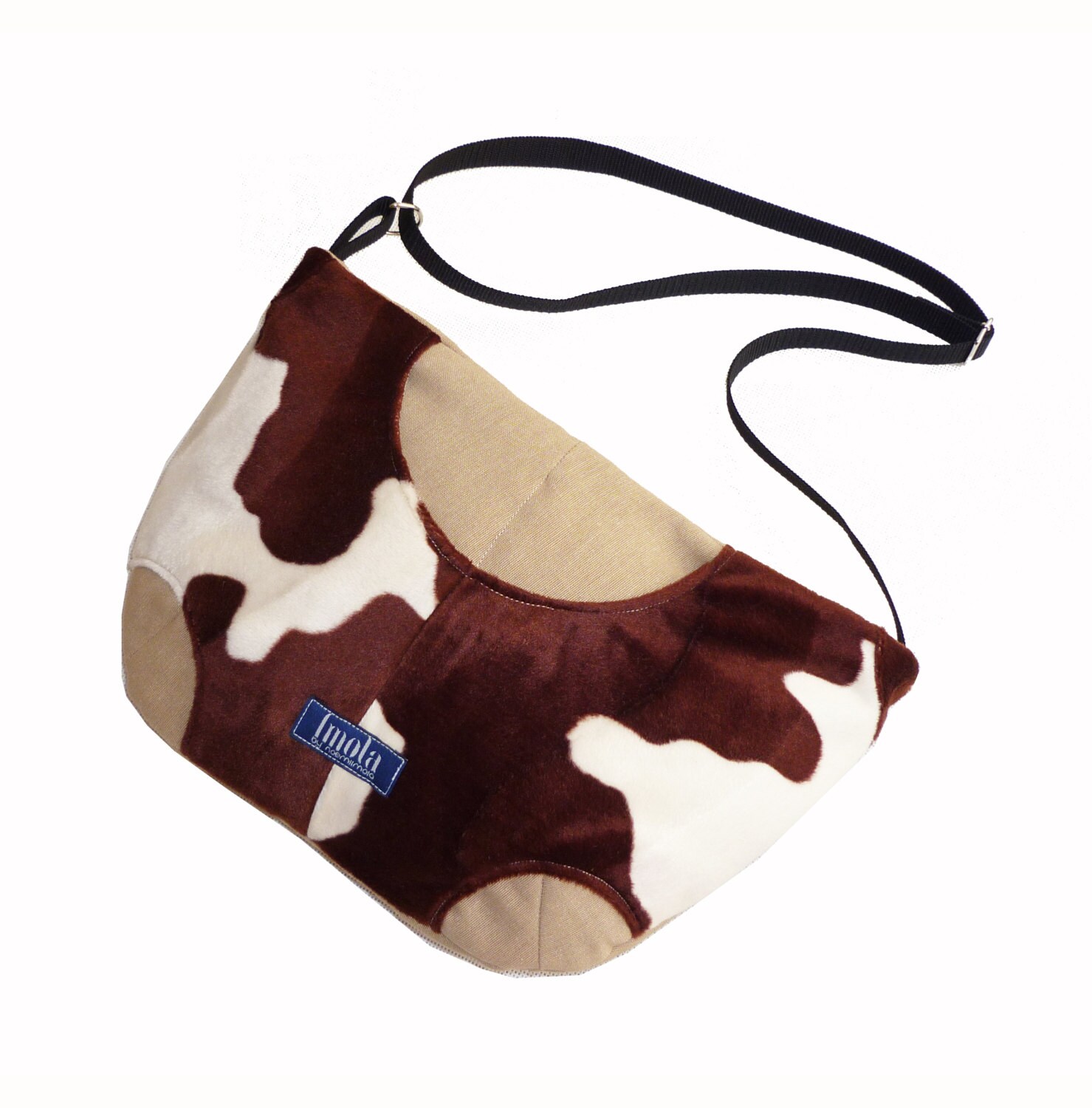 Faux Fur Cow Pattern Purse Crossbody Bag Concealed Carry Purse Country