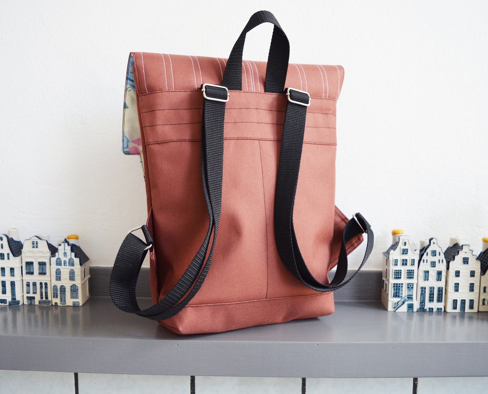 Backpack Unisex Brown Hipster Backpack Rucksack Cycling Bag Etsy