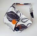 White gray bike crossbody bag bike messenger bag with orange berry 1.1 BASIC COLLECTION product logo