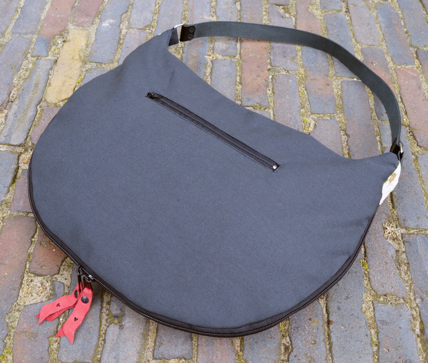 Brocade Purse Simple Expandable Large Purse Handbag Shoulder Bag Canvas ...