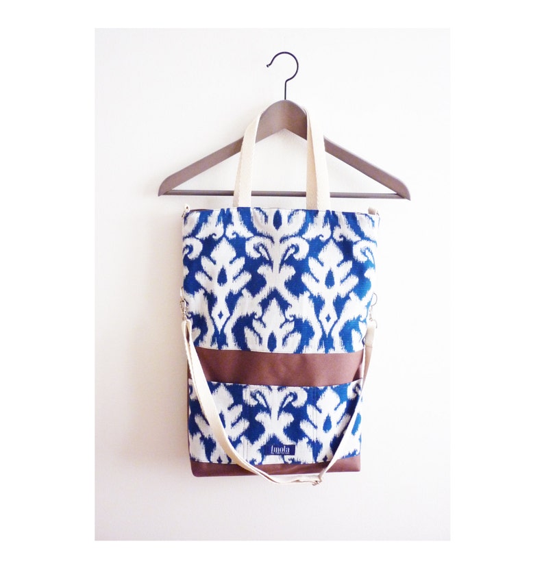 Large Fold Over Canvas Tote Bag Shopping Bag Casual Fold Over Etsy