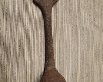Antique Rustic Wrench for a Buggy or Tractor Back in the Day / Cast Iron Wrench