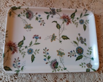 Floral Tip Tray / Plastic Tray / Vanity Organizer