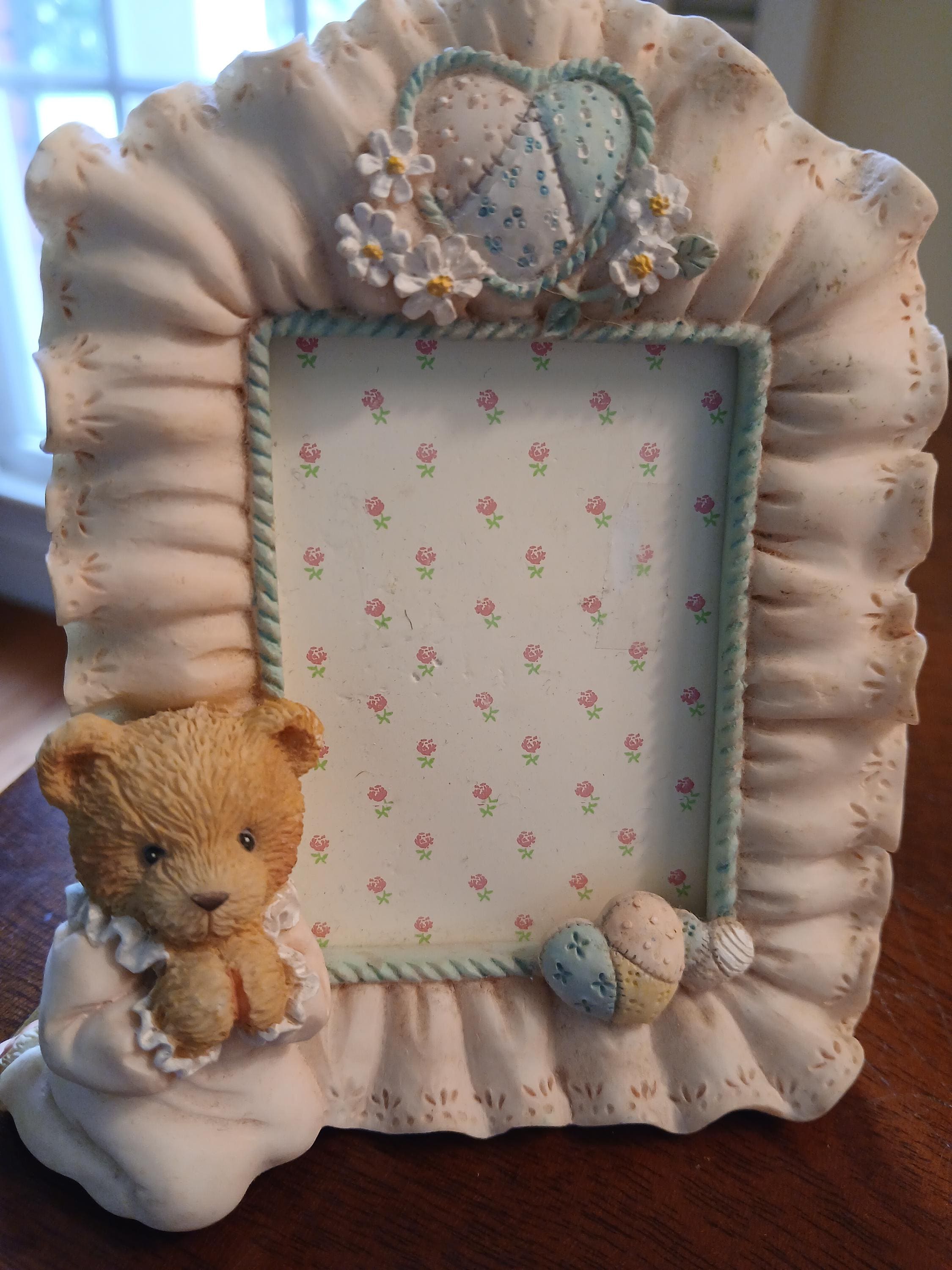 Cherished Teddies Frame / 1992 Priscilla Hillman / Lic. Hamilton