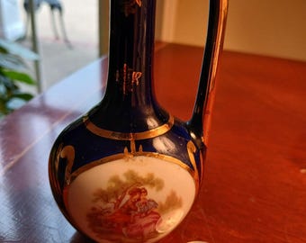 Small Portrait Pitcher / Souvenir of France