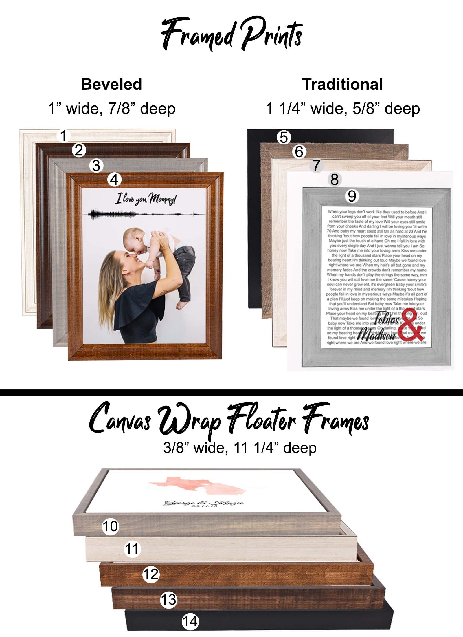 Song Lyrics Wall Art Prints Wedding Newlywed Gifts One Year Etsy