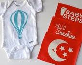 14 DIY Design A Onesie Baby Shower Kit - Paint a Onesie Kit - Onesie Stencils