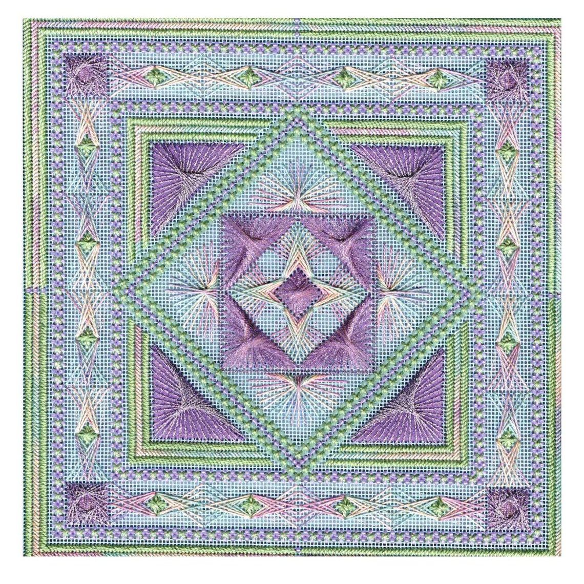 INSTRUCTION SHEET PHOENIX Panel Needlepoint canvas Work Etsy