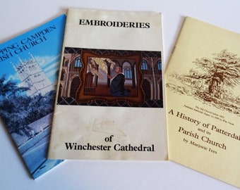 THREE CHURCH LEAFLETS - Winchester Cathedral, Chipping Campden and Patterdale