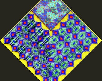 COLOURS OF MORROCO - Needlepoint / Canvas work panel