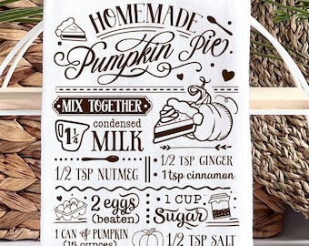 Pumpkin pie recipe svg, Homemade pumpkin pie svg, Fall recipe svg, Autumn recipes svg, Pumpkin pie svg
