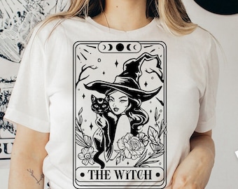 La sorcière tarot SVG, La sorcière svg, Sorcière tarot svg, Tarot carte svg, sorcière tarot carte svg, La bonne sorcière svg