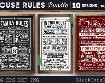 Free Free 305 Family House Rules Svg SVG PNG EPS DXF File