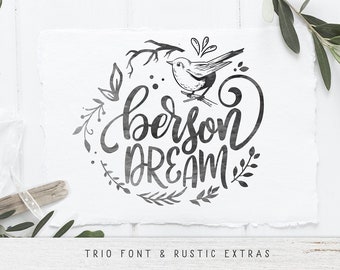 Berson Dream Font TRIO and extras